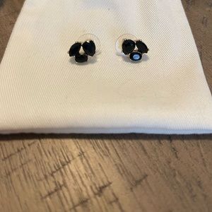Like new! JCREW black earings